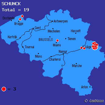 Total = 19, vorwiegend Region Eupen